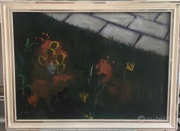 Eliano Fantuzzi olio su tela