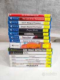 Giochi PS2, PS4, PS5, Switch, Wii