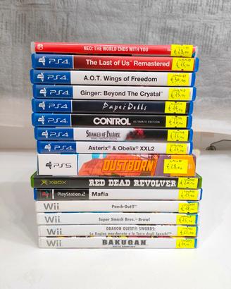 Giochi PS2, PS4, PS5, Switch, Wii