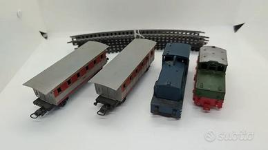 Set Trenino LIMA H0: 2 Locomotive, Vagoni e Binari