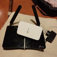 TP-Link Archer MR600 Router 4G+ e RE300 Mesh Wi-Fi