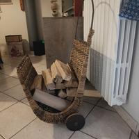 Carrellino porta legna