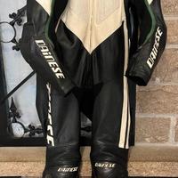 Tuta moto intera in pelle Dainese Monza
