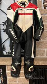 Tuta moto intera in pelle Dainese Monza
