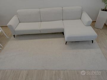 Tappeto velluto PES 330 x 200cm colore panna