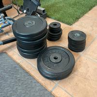 Set dischi palestra da 54 kg totali