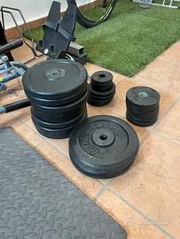 Set dischi palestra da 54 kg totali