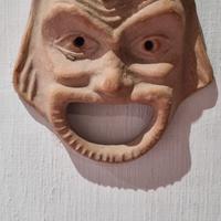 Maschera comica del teatro greco antico 