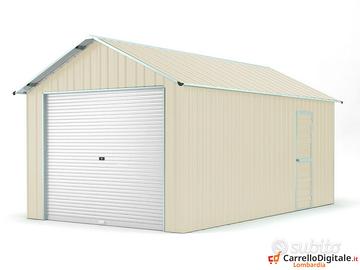 Prefabbricato box cantiere  360x610 avorio