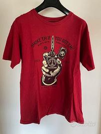 T-shirt rossa Obey
