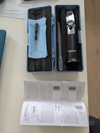 refractómetro per birra