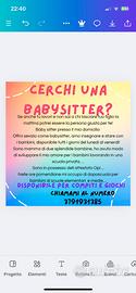 Babysitter / Doposcula presso il mio domicilio