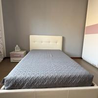 Letto contenitore piazza e mezza con materasso