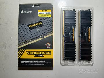 DDR4 VENGEANCE LPX 32GB 2x16GB 3600MHz