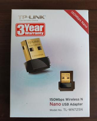 Adattatore Wi-Fi USB TP-Link TL-WN725N 150Mbps