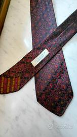 Cravatta  Vintage anni 80 Jacquard. Made in Italy
