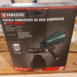 Pistola sabbiatrice ad aria compressa