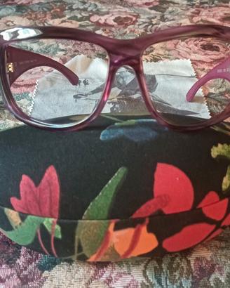 occhiali vintage Mariella Burani oversize viola 