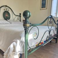 Letto matrimoniale in ferro battuto stile lory