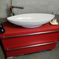 Mobie bagno nuovo rosso