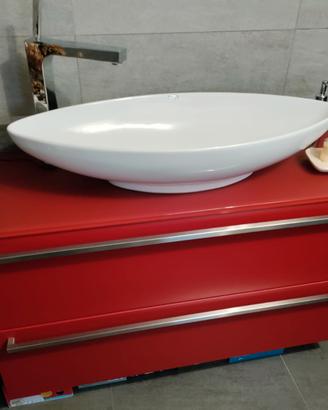 Mobie bagno nuovo rosso