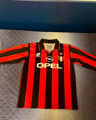 Maglietta AC Milan 1994-1995 Manica Lunga Size XS