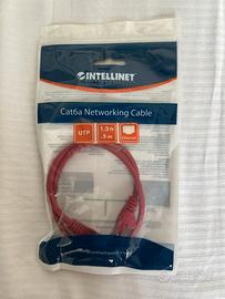 1 CAVO LAN/ETHERNET UTP 0,50 CM CAT. 6A COL. RED