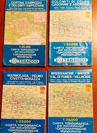 cartine sentieri escursionismo 