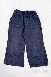 Pantaloni Bambino Neonato Blu Piazza Italia Kids C