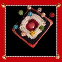 porta spilli uncinetto 