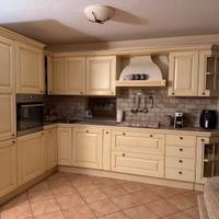 Cucina legno Decape' ad angolo 