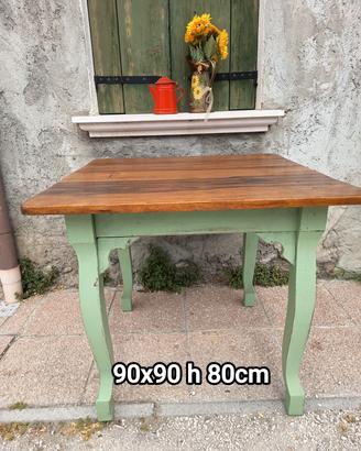 tavolo da osteria restaurato 2 pezzi