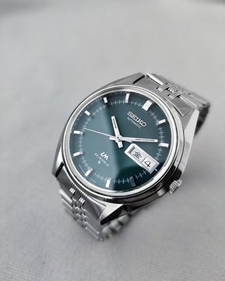 Seiko raro Lord Matic 5606 7190 quadrante verde