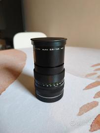 Pentacon Auto 135mm f/2.8 MC + Adattatore Canon EF