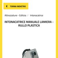 Intonacatrice manuale
