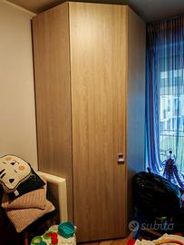 Cabina armadio angolare
