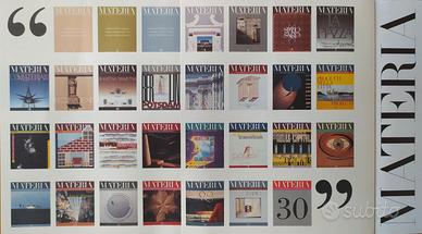 rivista MATERIA - P.Portoghesi collezione completa