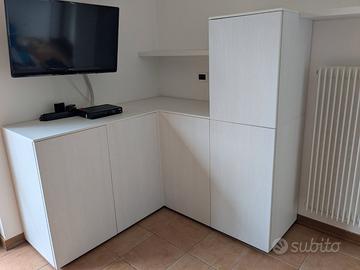 Mobile bianco componibile - armadio
