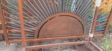 Cancello in ferro naturale di 400 x 180/192 x 225