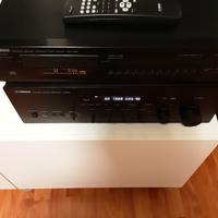 Coppia Yamaha Amplificatore + CD Player 