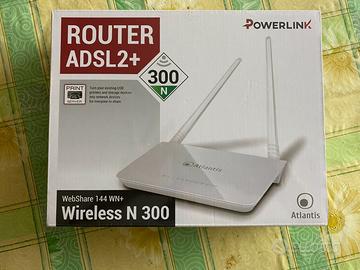 34 ROUTER ADSL2 ATLANTIS WIRELESS A02-RA144-W300N+