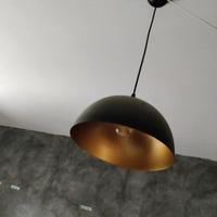 Lampadari nero e oro