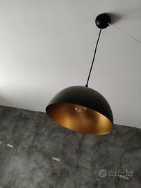 Lampadari nero e oro