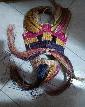 Maschera messicana vintage cerimoniale folk