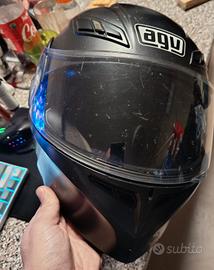 Casco Modulare AGV Compact Nero TG M: 57-58