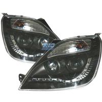 FARI FORD FIESTA 02-05 LUCE DIURNA SFONDO NERO