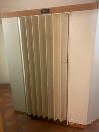 Porta a soffietto in simil pelle