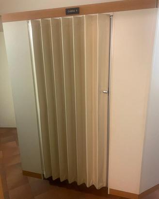 Porta a soffietto in simil pelle