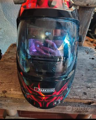 maschera casco parkside