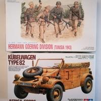 Tamiya 35238 Kubelwagen Africa Corps + Dragon 6036